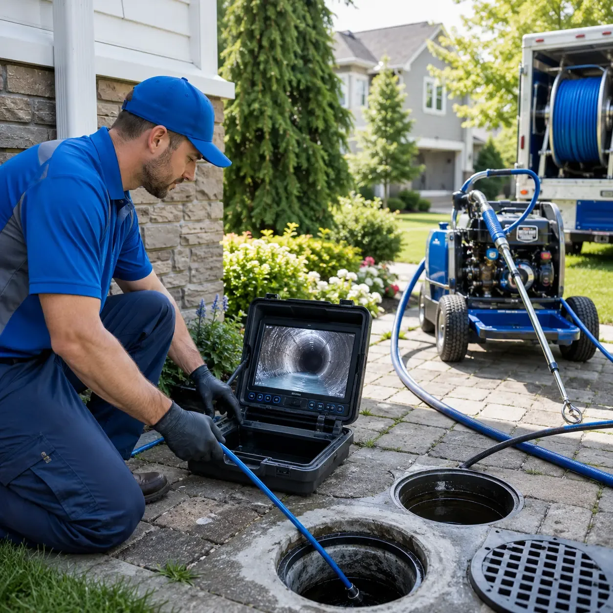 Outdoor drain cleaning professionals serving Guinda, CA